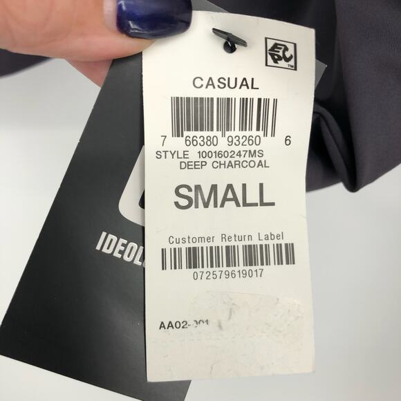 IDEOLOGY Womens Hoodie Small Grey Deep Charcoal Sweatshirt Pocket NWT - Picture 11 of 13